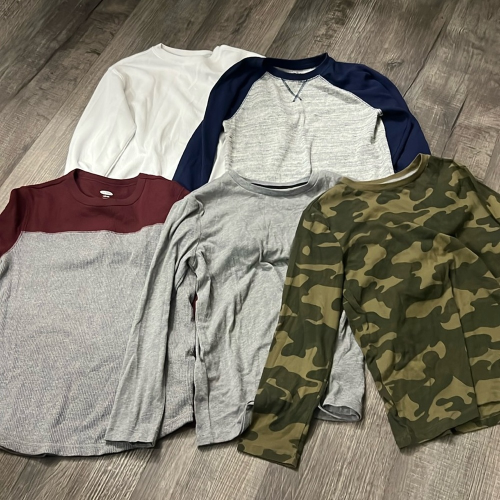 Boys size 10/12 long sleeve shirts
